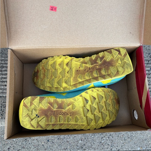 Saucony 'Shadow' Sneakers Green Women Size 8.5 - Picture 7 of 8